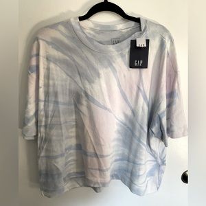 Gap cropped tie dye t-shirt